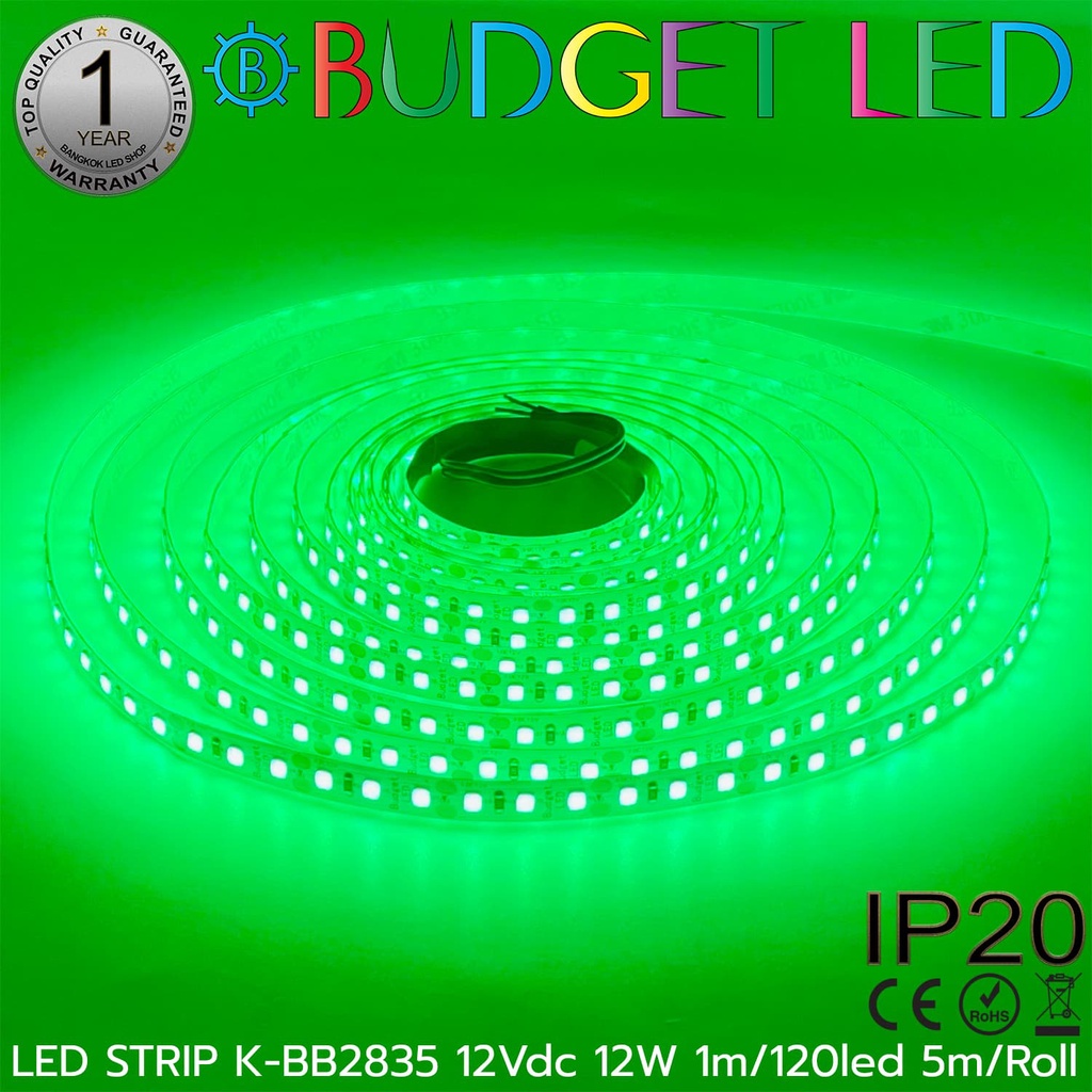 led-strip-k-bb2835-120-600led-5m-dc-12v-12w-1m-ip20-แอลอีดีไฟเส้นเปลือย-สำหรับตกแต่งบ้าน-ชั้นวางของ-หลืบฝ้า-budget-led