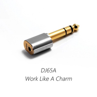 DD DJ65A แจ็คแปลง 3.5mm เป็น 6.35mm สำหรับ ชุดตั้งโต๊ะ/เครื่องเสียง