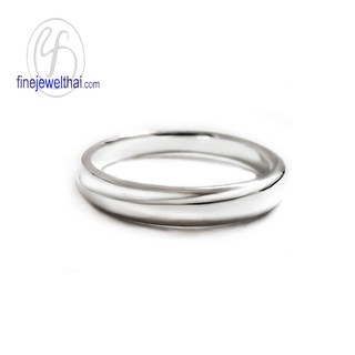 Finejewelthai แหวนเกลี้ยง-แหวนเงินแท้-แหวนแต่งงาน-Silver925-Ring-Wedding - R119800