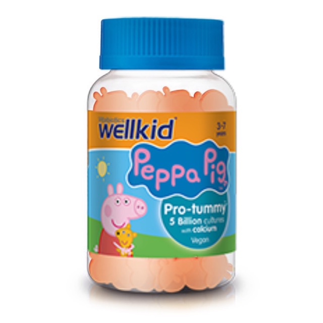 pre-order-วิตามินโพรไบโอติกชนิดกัมมี่สำหรับเด็ก-vitabiotics-wellkid-peppa-pig-pro-tummy-with-calcium