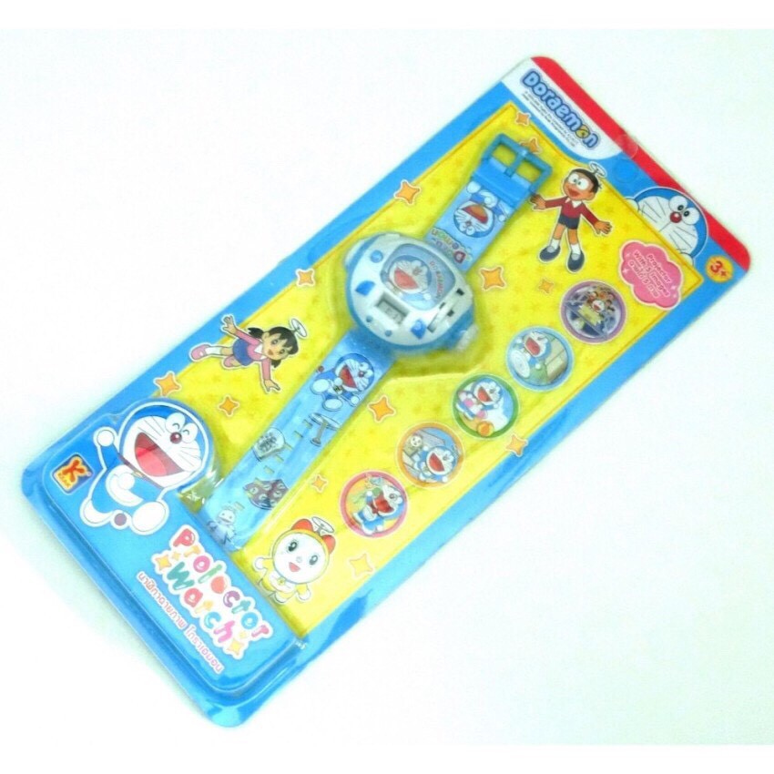 Doraemon ลิขสิทธิ์แท้ นาฬิกาเด็ก ฉายภาพดิจิตอล โดราเอมอน Projector ...