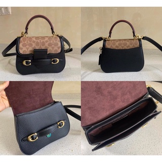 Coach 59345 Top Handle Women กระเป๋าถือกระเป๋าสะพายข้างCrossbody