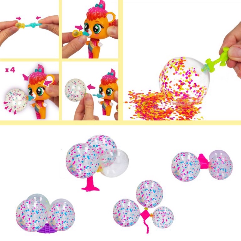 ของแท้100-bubiloons-confetti-surprise-with-8-accessories-and-a-surprise-character