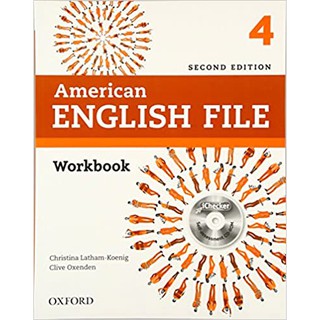 DKTODAY หนังสือแบบฝึกหัด AMERICAN ENGLISH FILE 4:WB.WITH CHECKER (2ED)