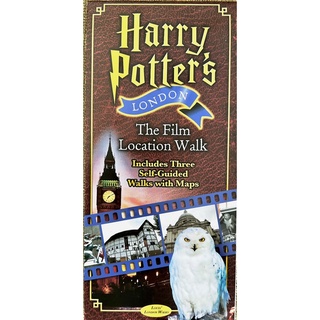 [แผนที่] Harry Potter’s London the Film Location Walk map หนังสือ แฮร์รี่ พอตเตอร์ Marauder Marauder’s ตัวกวน book