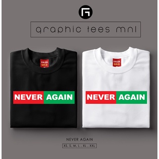 กราฟิก Tees MNL GTM การเลือกตั้งไม่เคยอีกครั้งที่กําหนดเองเสื้อ Unisex เสื้อยืดสําหรับผู้หญิงแล JMI