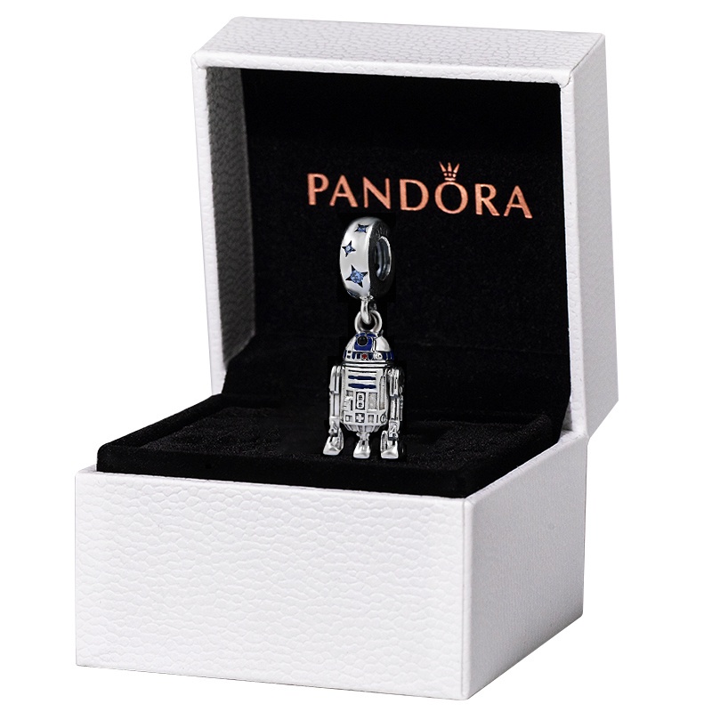 pandora-จี้สร้อยคอ-รูปหุ่นยนต์-star-wars-p825-สําหรับสุภาพสตรี