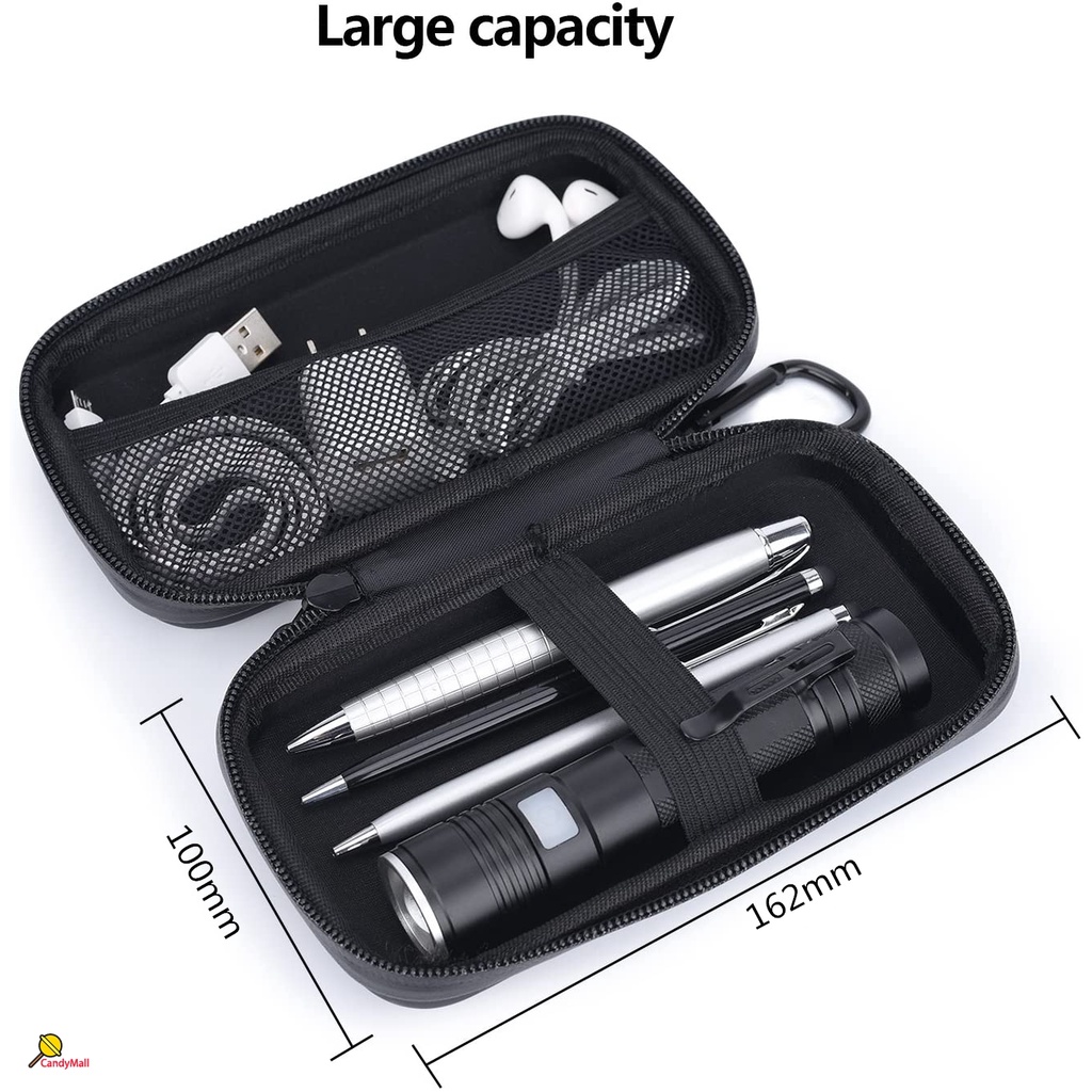 กระเป๋าพกพากล่องเก็บของที่ทนทานเครื่องใช้ไฟฟ้ากันน้ำแบบพกพากระเป๋าจัดระเบียบสำหรับแบตสำรอง-สายชาร์จ-หูฟัง-ฮาร์ดไดรฟ์-อุปกรณ์ดิจิตอลเซซามีสตรีท-xx-case-bag