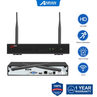 Anran กล้องวงจรปิด 8CH NVR Wifi 8 ช่อง 1080P สําหรับกล้อง ANRAN Wifi 2MP บันทึกวิดีโอเครือข่าย