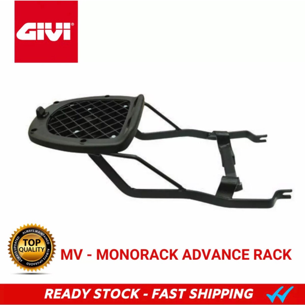 Givi Bras Monorack 263FZ - Support Top Case Avec Fixations Incluses, Pièce Originale