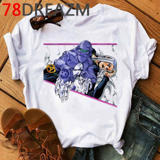 【🔥🔥】แขนสั้น เสื้อยืด jojo bizarre adventure Cotton Cartoon Tshirt T Tee Shirt women Sleeves Printed Shirt Clothes T-Sh