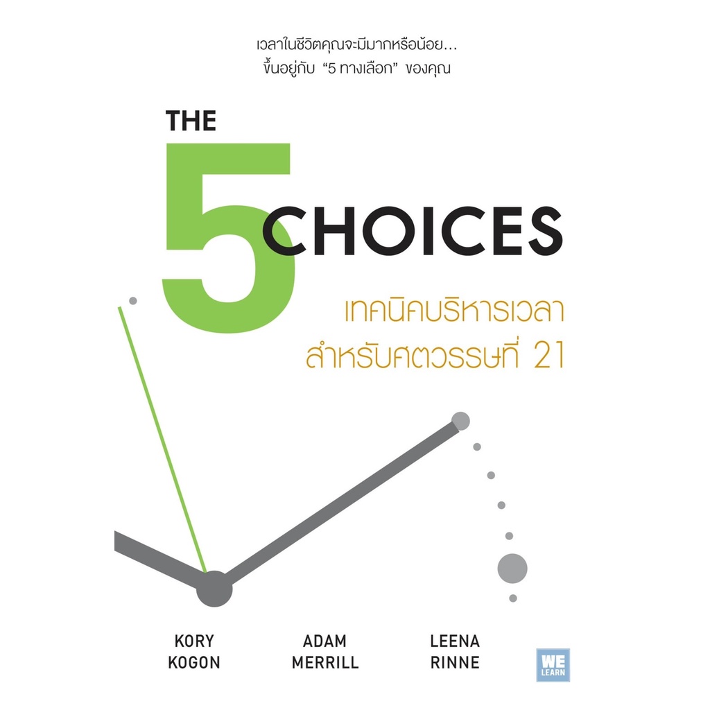 หนังสือ-the-5-choices-เทคนิคบริหารเวลาสำหรับศตวรรษที่-21-kory-kogon-adam-leena-สำนักพิมพ์-วีเลิร์น-welearn