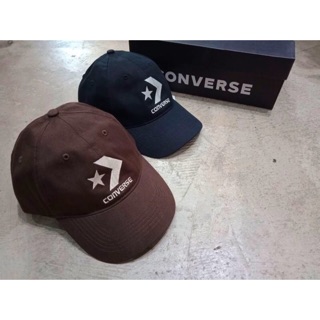 Converse  หมวกแฟชั่น สไตล์ วันดาว รุ่นหมวกCONVERSE ALL STAR CAP สินค้าลิขสิทธิ์เเท้ 125000698BR   สี กรม น้ำตาล