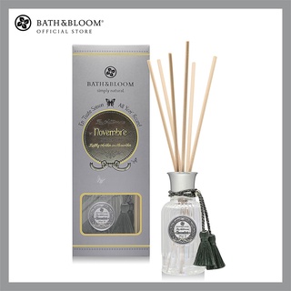 [BBLVDF-E11] BATH &amp; BLOOM Diffuser Oil Set บาธ แอนด์ บลูม ชุดก้านไม้หอมปรับอากาศกลิ่นดอกไอริส ลิลลี่ ไม้จันทร์หอม 100มล.