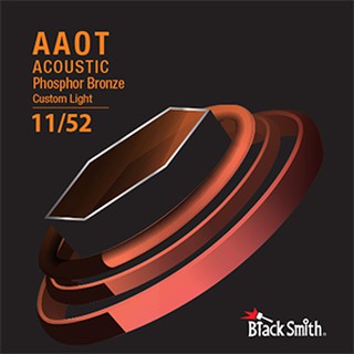 สายกีต้าร์โปร่ง แบบเคลือบกันสนิม BlackSmith AAOT Phosphor Bronze Acoustic 1152