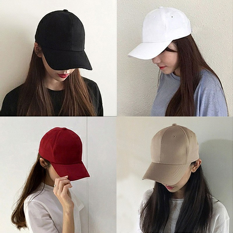 ราคาและรีวิวหมวกแก๊ป สีพื้น สไตล์เกาหลี แฟชั่นสําหรับผู้ชาย และผู้หญิง