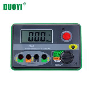 DUOYI DY30-1 ฉนวนดิจิตอล โวลต์มิเตอร์ทดสอบวงจร 0-2000 เมตร