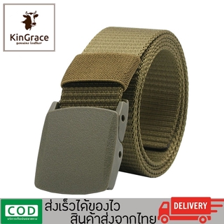 KinGrace-เข็มขัดแฟชั่น เข็มขัดเดินป่า เข็มขัดผู้ชาย เข็มขัดไนล่อน รุ่น KP-661 พร้อมส่งจากไทย