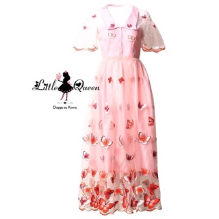 Embroidery on Pinterest Butterfly luxury Maxi dress Mesh fabric ..