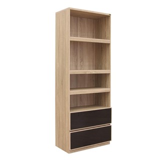 [ส่งฟรี] File cabinet CABINET BURO EVOLUTION HC 75 DW SOLID OAK/BLACK Office furniture Home & Furniture ตู้เอกสาร ตู้สูง