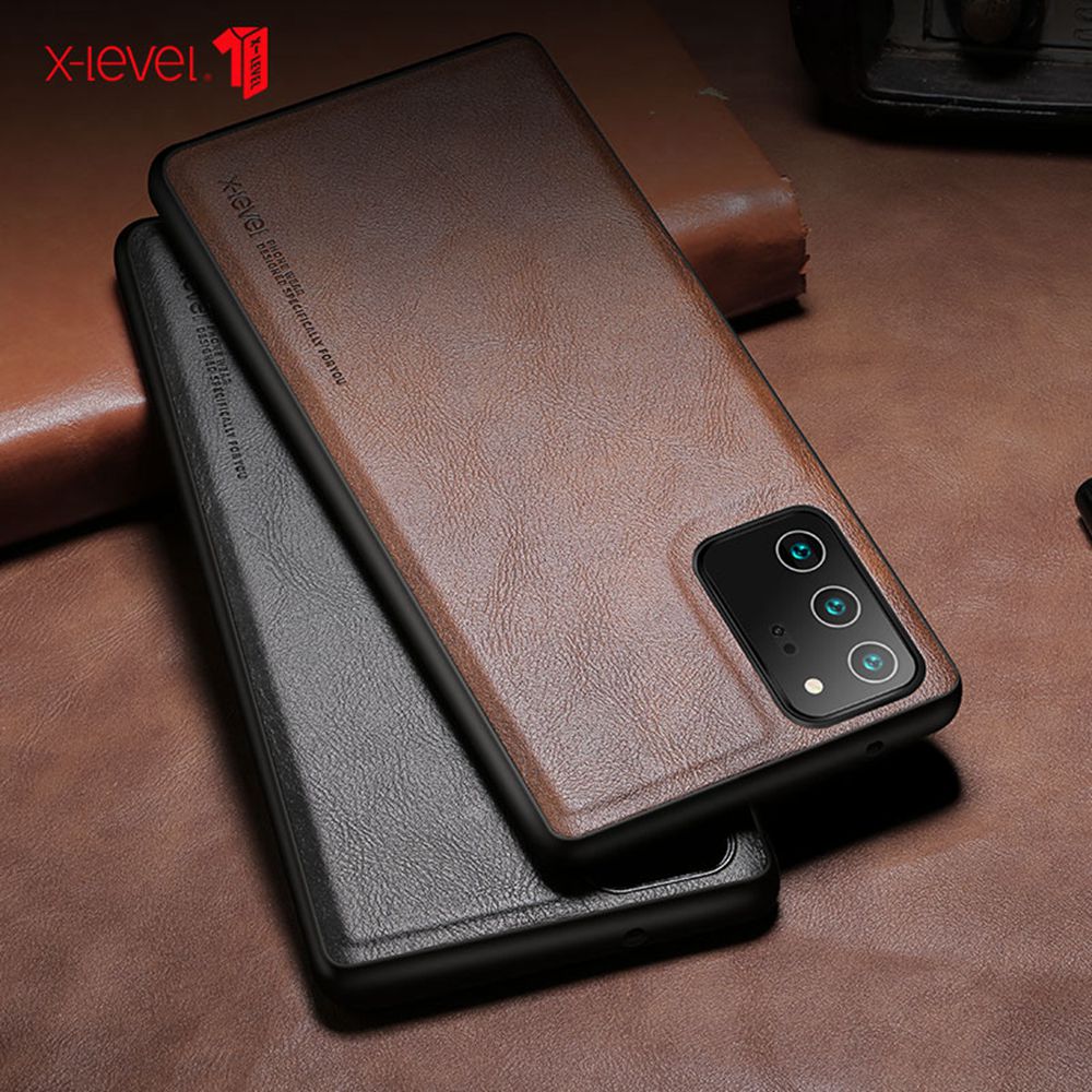 x-level-leather-back-casing-samsung-galaxy-note-20-ultra-note20-soft-tpu-silicone-back-cover-shockproof-cases