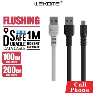 สายชาร์จโทรศัท์ Wekome รุ่น WDC-066 รองรับสาย Micro,iPh,Type-c กระแสไฟ 3A สายยาว 1m 2m ชาร์จเร็ว สายทนทาน