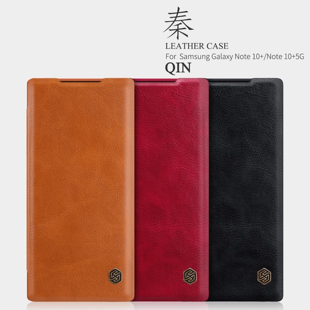 ภาพหน้าปกสินค้าเคสหนังฝาพับQIN For Galaxy Note 10 / Note 10 Plus / Note10 / Note10Plus Nillkin QIN Leather Case จากร้าน dl88888 บน Shopee