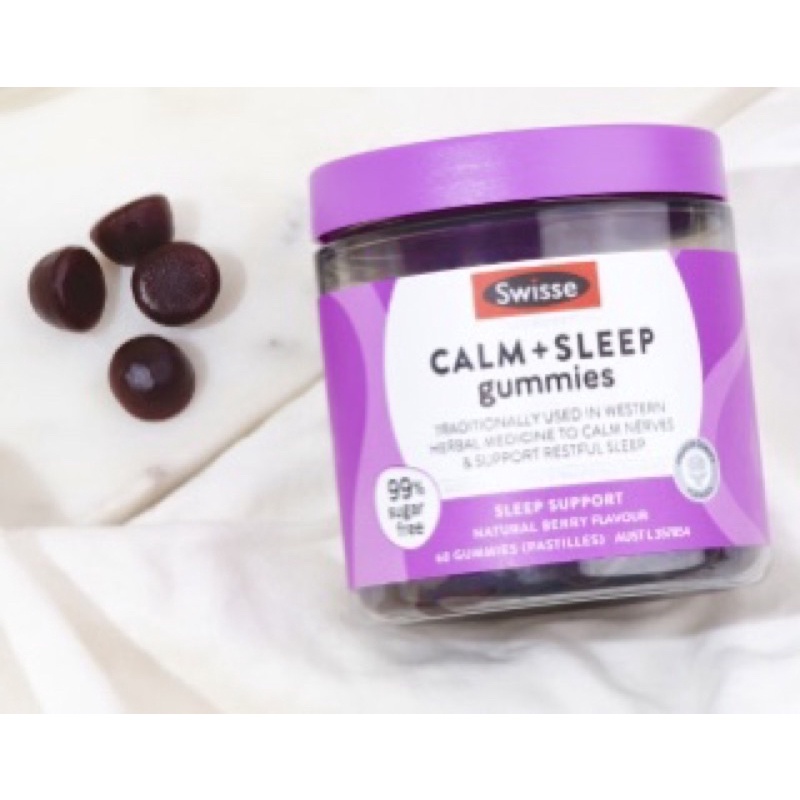 ภาพสินค้าSwisse Ultiboost Calm + Sleep Gummies _กัมมี่สำหรับคนนอนยาก 200 g_วิตามินนำเข้าจากออสเตรเลีย_วิตามินนอนหลับ จากร้าน koala_vitamin68 บน Shopee ภาพที่ 4