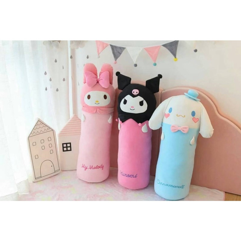 พร้อมส่ง-ตุ๊กตาหมอนข้างลาย-sanrio