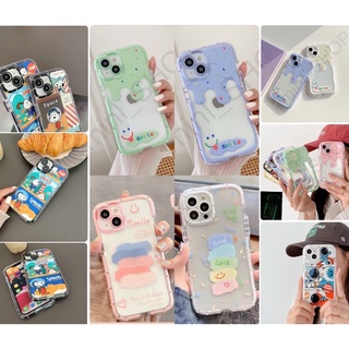 เคสTPUไส การ์ตูนเรืองแสงมาไหม๋ABCDEF iP14 iP14PLUS iP14PRO iP14PROMAX