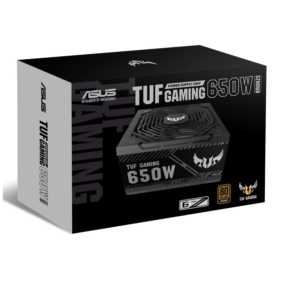 POWER SUPPLY (อุปกรณ์จ่ายไฟ) ASUS TUF GAMING 650B, 750B (80Plus Bronze ...