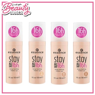 (แท้100%) Essence Stay All Day 16h Foundation เอสเซนส์ รองพื้นปกปิด ช่วยควบคุมความมัน 30ml