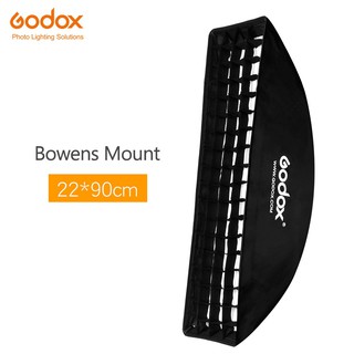 Godox 22x90cm 9"x 35" Bowens Mount Portable Rectangular Honeycomb Grid Softbox
