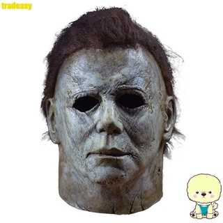 ภาพหน้าปกสินค้าTD 2019 Scary Horror Hot Movie Michael Myers Adult Latex Full Face Mask สำหรับวันฮาโลวีน ที่เกี่ยวข้อง