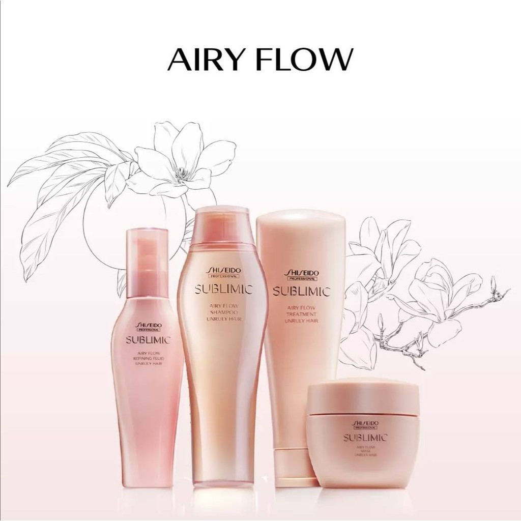 shiseido-sublimic-airy-flow-treatment-500g-ทรีทเม้นท์-ครีมนวดสำหรับผมชี้ฟู-จัดทรงยาก