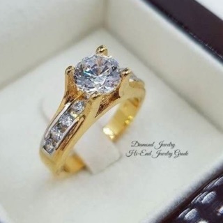 Diamond Ring แหวนเพชรงานประดับด้วยเพชรสวิสคัดเกรดอย่างดี