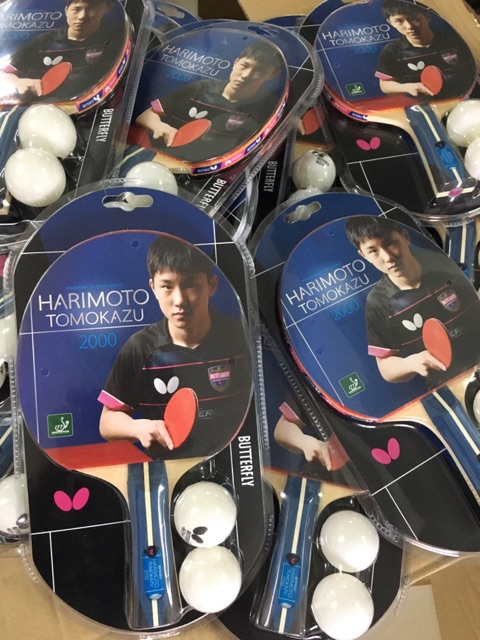 ภาพหน้าปกสินค้าไม้ปิงปอง ไม้เทเบิลเทนนิส Butterfly รุ่น Harimoto Tomokazu2000 371053 จากร้าน double_k_sport บน Shopee