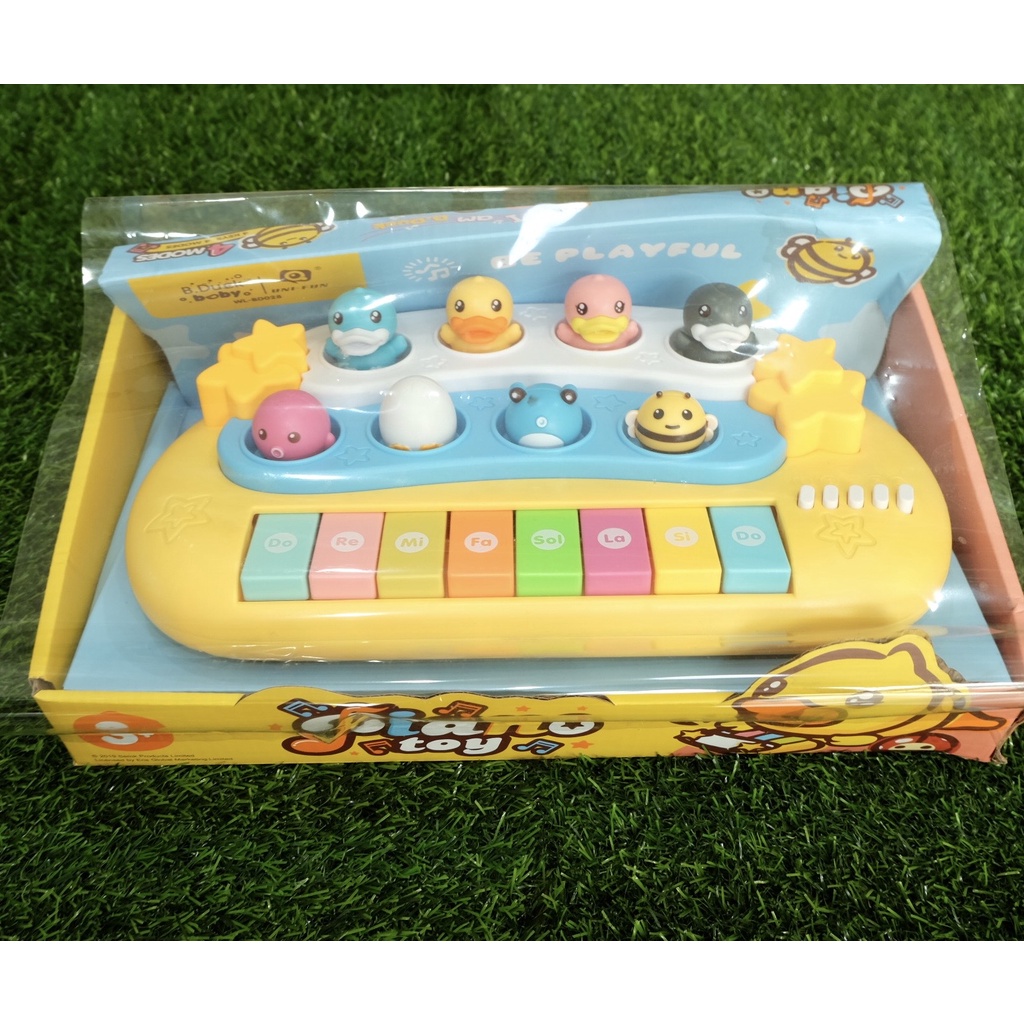 sale50-b-duck-เปียโน-toy-paino-ของเล่นเครื่องดนตรี-ของเล่นสำหรับเด็ก-wl-bd028-แบรนด์-b-duck-ของแท้-100-สินค้าพร้อมส่ง