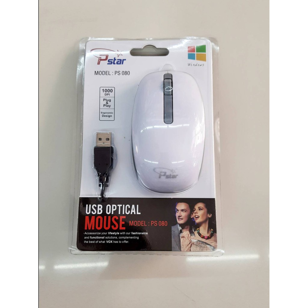 mouse-เมาส์ต่อคอมหัวแบน-ps-080-usb-optical-1000-dpi-support-windoows-7-8-10-สัญญานดี-แข็งแรงทนทาน