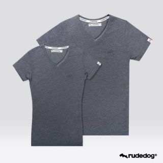 Rudedog เสื้อยืด ชาย/หญิง รุ่น V - Expert สีท็อปดำ (ราคาต่อตัว)
