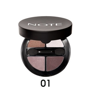 NOTE COSMETICS LUMINOUS SILK QUATTRO EYESHADOW 01