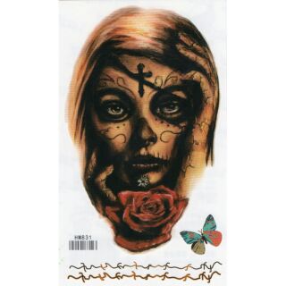 Tattoo Fashion ลาย Art Women แท็ททู สติกเกอร์ HM831