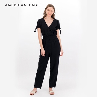 American Eagle Tie-Sleeve Jumpsuit ชุดจั้มสูท ผู้หญิง (EWDR 039-6033-001)