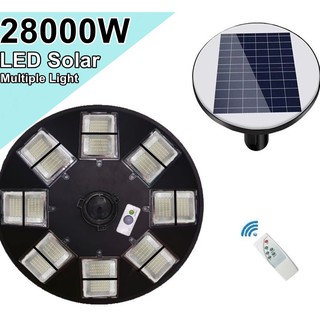 โคมไฟถนน UFO MP 16 ช่องLED 23000W - 28000W Square Light โคมไฟโซลาร์เซลล์ พลังงานแสงอาทิตย์ Solar Street Light