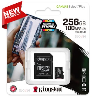 ภาพหน้าปกสินค้าKingston microSD Card 256GB Canvas Select Plus Class 10 UHS-I 100MB/s (SDCS2/256GB) + SD Adapter ประกัน Lifetime Synnex ที่เกี่ยวข้อง