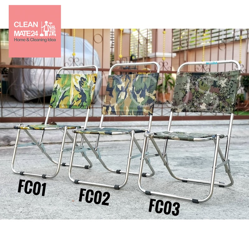 cleanmate24-เก้าอี้พับปิ้กนิกได้-รับน้ำหนักได้เยอะ-แข็งแรงสุด-เลือกสีได้