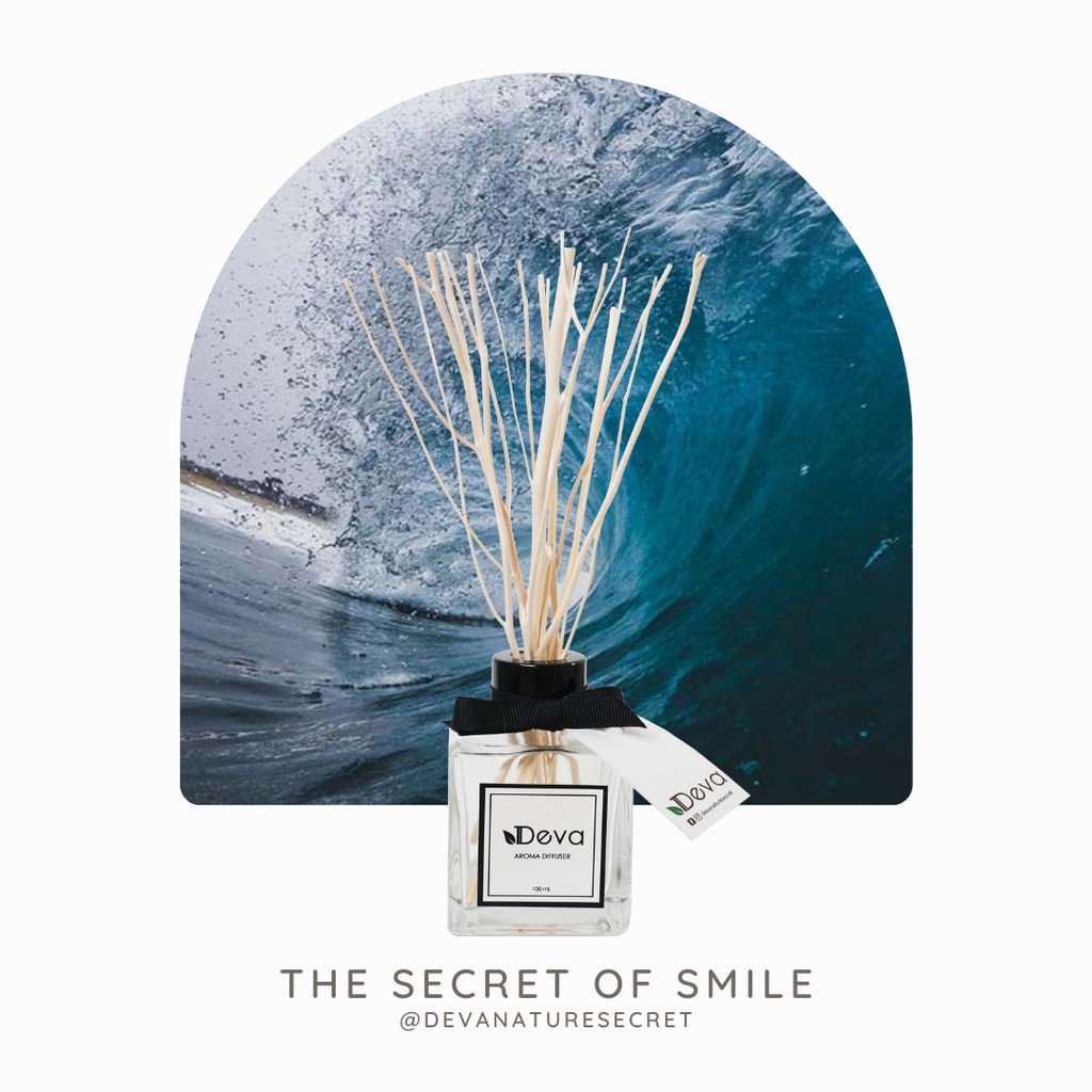 🔥พร้อมส่ง🔥 ก้านไม้หอม Deva Aroma Diffuser แบรนด์แท้ 100ml. ก้านดอก ...