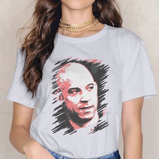  100%COTTONเสื้อยืด ผ้าฝ้าย พิมพ์ลายกราฟฟิค Vin Diesel Fast Furious 9 ทรงหลวม สไตล์ฮิปสเตอร์ สําหรับผู้หญิง sizes-5xl