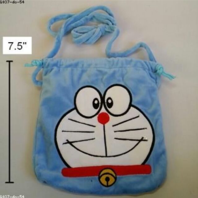 กระเป๋าสะพาย-หูรูด-ลาย-โดราเอม่อน-doraemon-ขนาด-7-5x7-5-นิ้ว