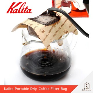 Kalita kantan drip Portable Drip Coffee Filter Bag กระดาษกรองกาแฟแบบแขวน 30 แผ่น